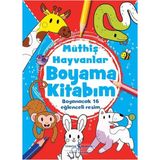 Ergün Collection Müthiş Hayvanlar Boyama Kitabım: Boyanacak 16 Eğlenceli Resim - Option-1