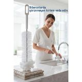 Ergün Collection Premium Lüks Şişe ve Biberon Fırçası - Ultra Dayanıklı Profesyonel Temizlik & Kristal Parlaklık