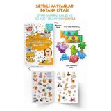 Ergün Collection Sevimli Hayvanlar Boyama Kitabı - Oyun Hamurlu - 3 Yaş +