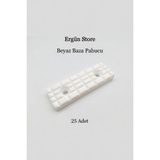 Ergün Store Baza Pabucu Beyaz 25 Adet