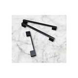 Ergün Store Erg Alüminyum Metal Lüx Köprü Kulp Modern Mutfak Çekmece Vestiyer Kulp (96MM-128MM Çift Ölçü) - 10 Adet