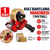 Ergün Store Koli Bandı Makinesi Metal Paslanmaz 45X100 Koli Bant Uyumlu 1 Adet