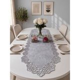 Ergüven Home Taş Rengi Süet Kumaş Runner Dikdörtgen Masa Örtüsü 40X140 cm Şık Tasarım - Koyu Bej - 40 x 140 cm