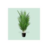 ERHAN FLOWERS ÇİÇEK & DEKORASYON 130 Cm Yapay Bambu Gövdeli Areka Ağacı Doğal