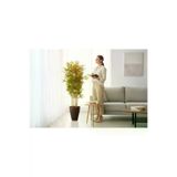 ERHAN FLOWERS erh.1719 Yapay Bambu Ağaç 180 Cm 6 Dallı Yogun Yaprak Lilyum Siyah Saksı