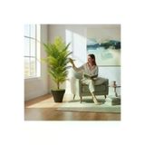 ERHAN FLOWERS ERH-A-1255 Yapay Areka Palmiyesi Siyah Plastik Saksı 170 Cm