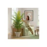 ERHAN FLOWERS ERH-A-1256 Yapay Areka Palmiyesi Beyaz Plastik Saksı 160 Cm