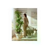 ERHAN FLOWERS ERH-A-1261 Yapay Dracaena 180 Cm - 3 Gövdeli Zebra Desenli Yapay Ağaç Beyaz Plastik Saksı
