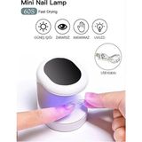 ERHCE Kalıcı Oje ve Protez Takma Tırnak MİNİ Uv LED Kurutucu Cihazı - MiniParmak
