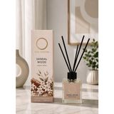 ERHCE Oda Kokusu SANDAL Yoğun Yüksek Esans Premium Çubuklu 100 ml Reed Diffuser - Sandal Ağacı