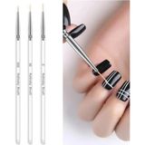 ERHCE Protez Tırnak 3’lü Nailart Çizim Fırça Seti