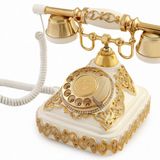 Ericsson Beyaz Altın Varaklı Telefon