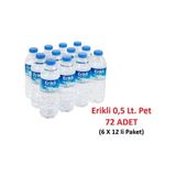 Erikli 0,5 Lt Pet Su 72 Adet - 1