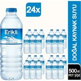 Erikli Doğal Kaynak Suyu 500 ml x 24 Adet Ferahlatıcı Lezzet ve Sağlıklı Yaşam Tercihi