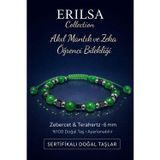 Erilsa Sertifikalı Akıl Mantık ve Zeka Öğrenci Bilekliği – Zebercet Taşı Terahertz Doğal Taş 6mm