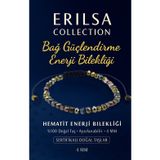 Erilsa Sertifikalı Bağ Güçlendirme Enerji Aktivasyonu Bilekliği – Hematit Doğal Taş 4 mm