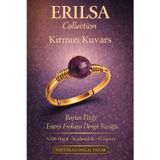 Erilsa Sertifikalı Boyun Fıtığı Enerji Frekans Denge Yüzüğü – Kırmızı Kuvars Ayarlamalı Gold İnce Koç Aslan
