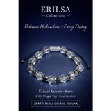 Erilsa Sertifikalı Dolaşım Hızlandırıcı Enerji Destek Bilekliği – Kristal Kuvars ve Terahertz Taşı