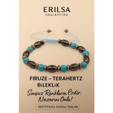 Erilsa Sertifikalı Firuze Terahertz Taşı Bileklik – Sonsuz Enerjini Hisset, Nazarını Koruma Altına Al