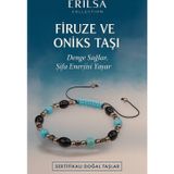 Erilsa Sertifikalı Firuze ve Oniks Taşı Bileklik – Dengeleyici Şifa Enerjisiyle Özel Tasarım