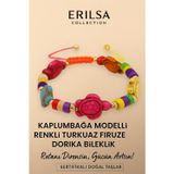 Erilsa Sertifikalı Kaplumbağa Dorika Turkuaz Firuze Taşı Bileklik – Direncini Artır Hayat Enerjini Koru
