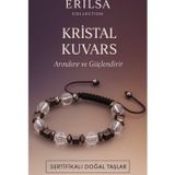 Erilsa Sertifikalı Kristal Kuvars Taşı Bileklik – Arındırıcı ve Güçlendirici Doğal Taş