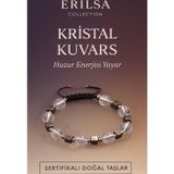 Erilsa Sertifikalı Kristal Kuvars Taşı Bileklik – Huzur Enerjisi Yayan Doğal Taş