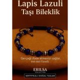 Erilsa Sertifikalı Lapis Lazuli Taşı Bileklik 6x6 mm Fasetli – İfade Bilgelik ve Güç Taşı