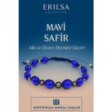 Erilsa Sertifikalı Mavi Safir Taş Bileklik – Aklı ve Hisleri Harekete Geçiren Enerji Taşı
