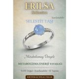 Erilsa Sertifikalı Metabolizma Enerji Yavaşlığı Yüzüğü – Selestit Ayarlamalı İnce Başak Boğa Yengeç Burcu