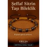 Erilsa Sertifikalı Şeffaf Bal Sitrin Taşı Bileklik 8x8 mm – Kişisel Güç ve Bereket Taşı