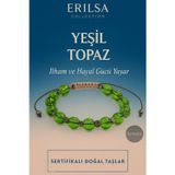 Erilsa Sertifikalı Sentetik Yeşil Topaz Taş Bileklik – İlham Hayal Gücü ve Pozitif Enerji