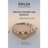 Erilsa Sertifikalı Terahertz Kristal Kuvars Taşı Bileklik – Şıklığınla Parla, Enerjini Dengele