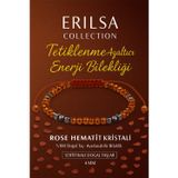 Erilsa Sertifikalı Tetiklenme Azaltıcı Enerji Bilekliği - Rose Hematit Kristali Doğal Taş 4mm