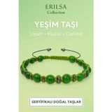 Erilsa Sertifikalı Yeşim Doğal Taş Bileklik – Huzur, Uyum ve Canlılık Veren Özel Tasarım