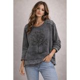 Erimeks KADIN TAŞLI SWEATSHIRT