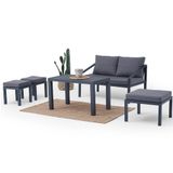 Erinöz Rimini 2+1+1+Sehpa Bahçe Balkon Oturma Grubu