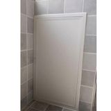Erişim Paneli, 12 × 24 "Bükümlü Mandallı Gömme Duvar Tavan Erişim Paneli, Sıhhi Tesisat Elektrik HVAC Muayene Açılması için Alüminyum Bakım Kapısı Kapağı (18x30in/45.7x76.2cm)