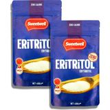 Eritritol Doğal Toz Tatlandırıcı 400 gr x 2 Adet Sıfır Kalori Keto Diyet Erythritol