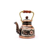 ERİZA 1,7 Litre El Işlemeli Nostaljik Tekli Kalaylı Bakır Büyük Demlik, Çaydanlık, Su Isıtıcısı