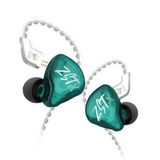 erjigo KZ ZST X Kulak İçi Monitörler, Yükseltilmiş Dinamik Hibrit Çift Sürücü ZSTX Kulaklık, HiFi Stereo IEM Kablolu Kulaklık/Kulaklık, Müzisyen Odyofili için Çıkarılabilir Kablolu (Mikrofonsuz, Camgöbeği)