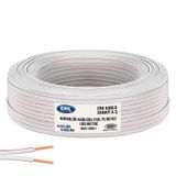 Erk Yerli Elektrik Kablosu Kordon 2x0.75 Beyaz 100mt