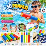 Erka 39 cm Köpük Su Pompası Deniz Havuz Plaj Su Tabancası Yaz Oyuncağı Çocuk Su Fırlatma Oyuncağı - Çok Renkli