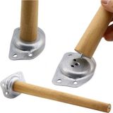 Erka Dizayn 8 Adet Metal Sehpa Ve Ahşap Ayak Bağlantı Aparatı Açılı Ayak Aparatı