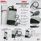 Erka Infüzyon Manşeti 500 ml - Serum ve Kan Basınç Pomposı - Yeşil