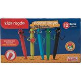 Erka Pastel Boya- Kidsmode Yuvarlak 12 Renk