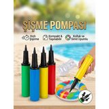 Erka Pratik El Şişirme Pompası - Kolluk, Simit ve Deniz Oyuncakları Için Kompakt Pompa - Renkli