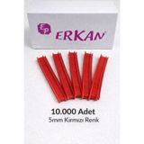 ERKAN 5 Mm Gelinlik Türban Kılçığı Kırmızı Renk 1 Kutu