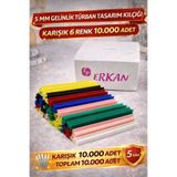 ERKAN 5 MM GELİNLİK TÜRBAN TASARIM KILÇIĞI KARIŞIK 6 RENK 1 KUTU