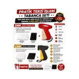 ERKAN Pratik Terzi İşleri 5 mm ve 4.4 mm Ultra İnce Kılçık ve Tabanca Seti (2.000 Adet Kılçık Hediye)